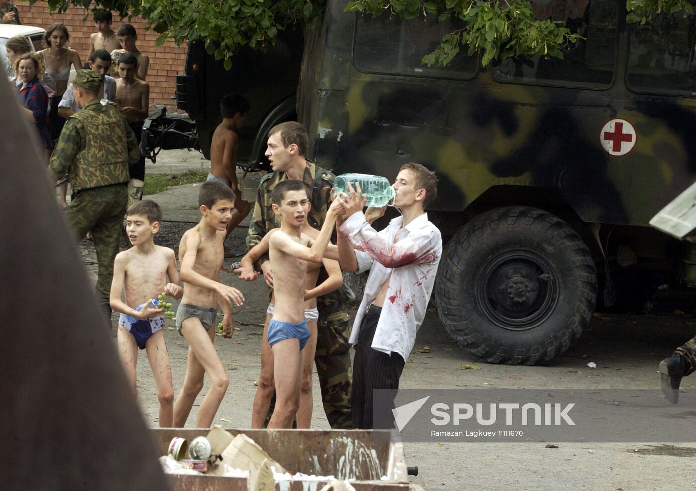 Hostages Terrorist Act Beslan