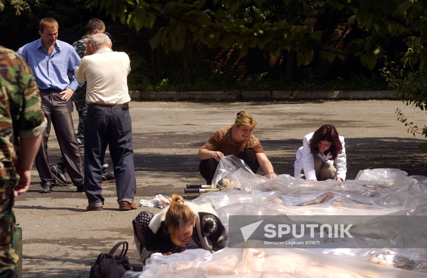 Dead Bodies Terrorist Act Beslan