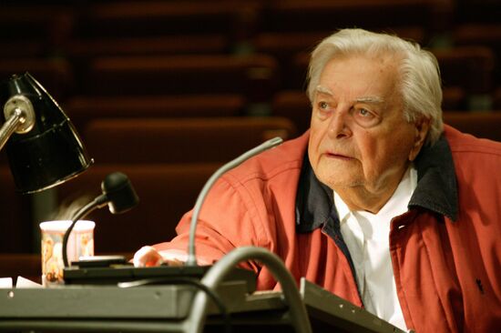 Lyubimov Theater Taganka Rehearsal