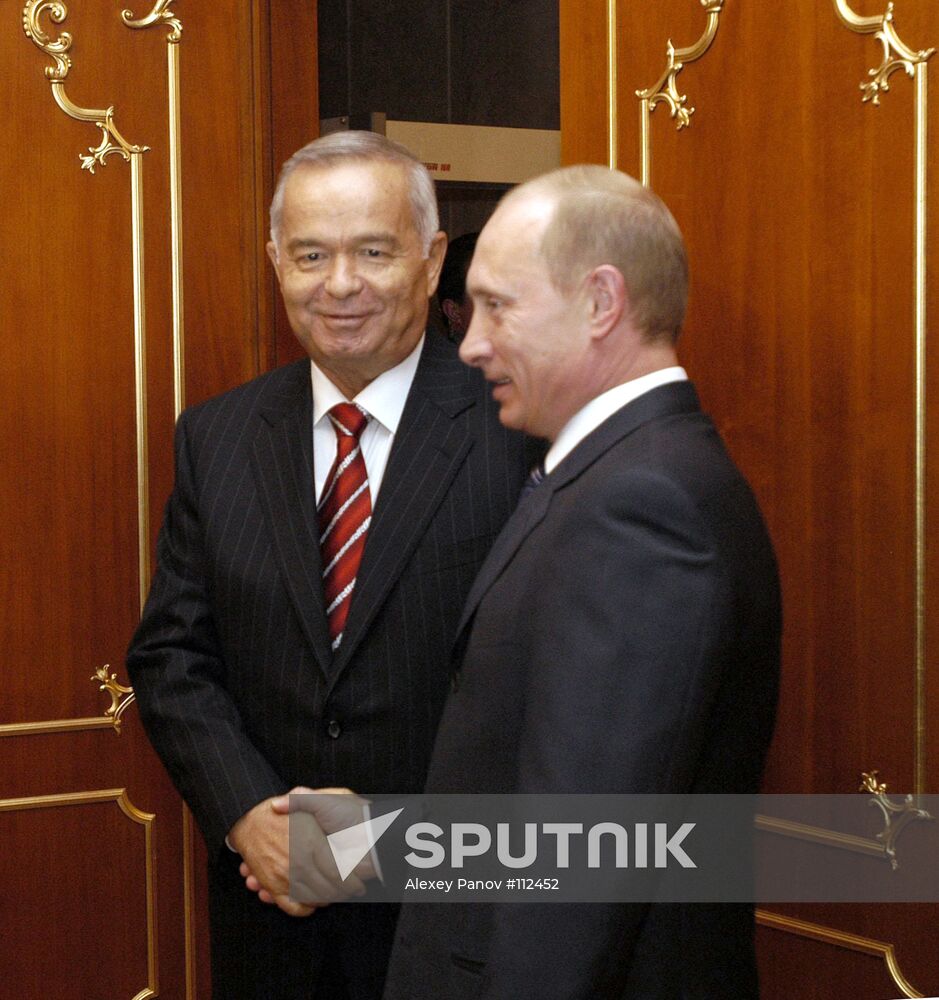 PUTIN KARIMOV MEETING