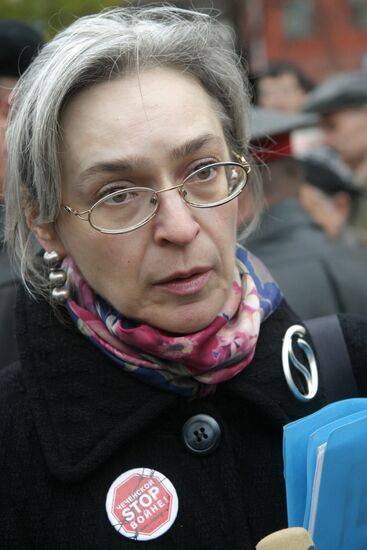 POLITKOVSKAYA DEMONSTRATION PROTEST CHECHNYA 