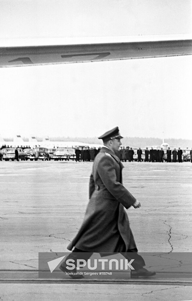 Gagarin Vnukovo after mission