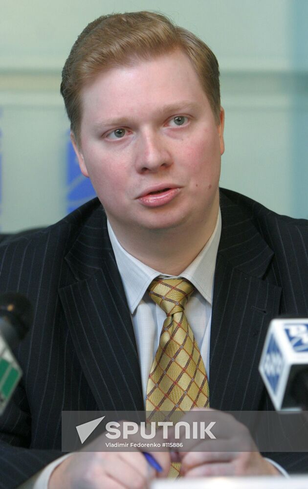 Suslov press- conference