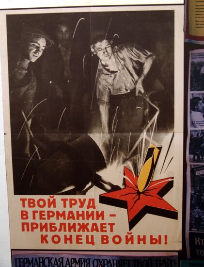 The exhibition Prisoners of the Third Reich Museum