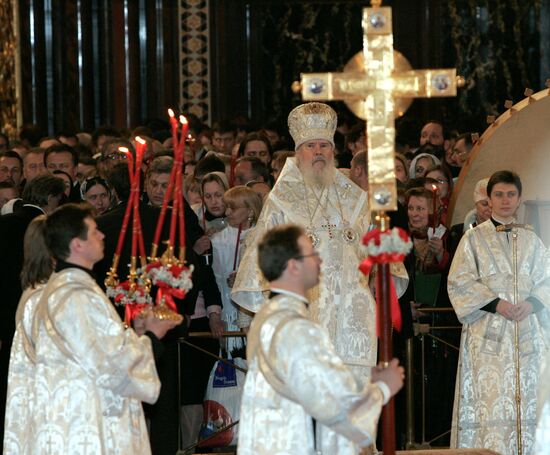 PATRIARCH EASTER CHRIST THE SAVIOUR CATHEDRAL