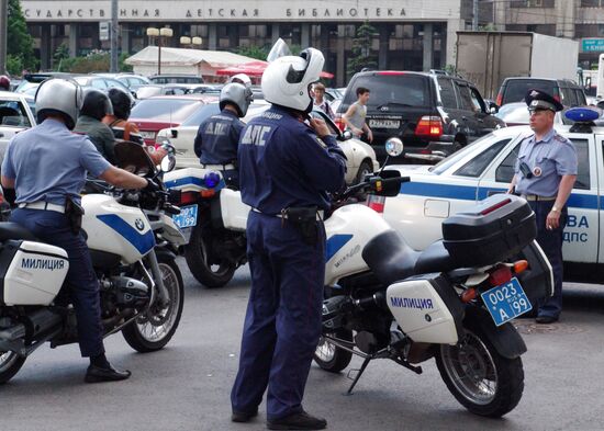 traffic police motor roads