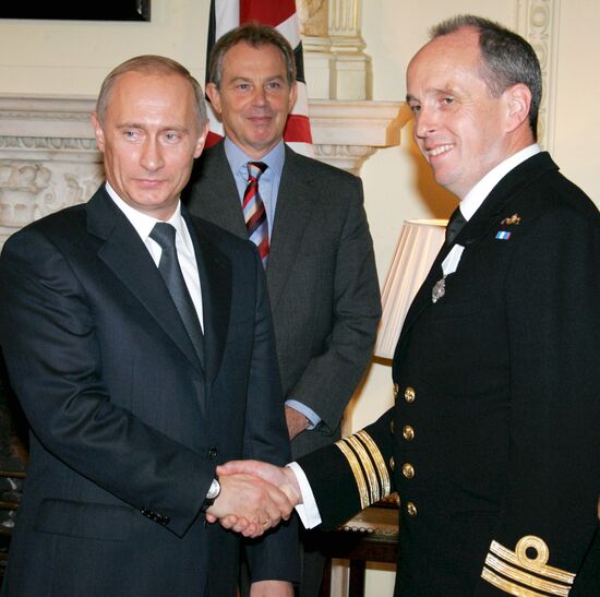 PUTIN RICHES BLAIR RUSSIAN AWARDS