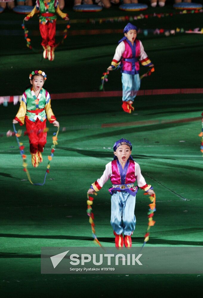  ARIRANK PAGEANT  PERFORMANCE PYONGYANG NORTH KOREA DPRK