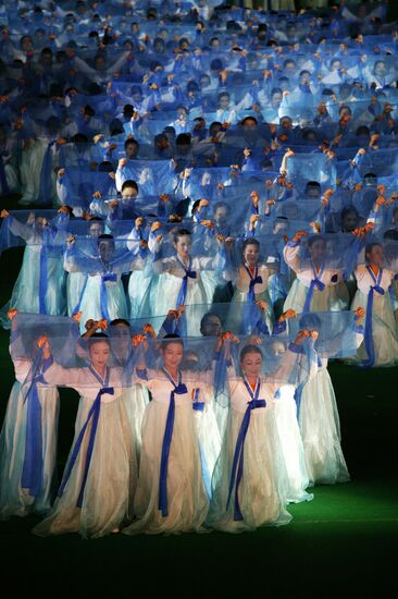  ARIRANK PAGEANT  PERFORMANCE PYONGYANG NORTH KOREA DPRK