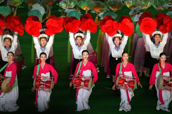 ARIRANK PAGEANT  PERFORMANCE PYONGYANG NORTH KOREA DPRK