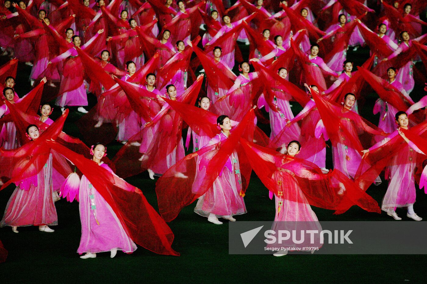  ARIRANK PAGEANT  PERFORMANCE PYONGYANG NORTH KOREA DPRK