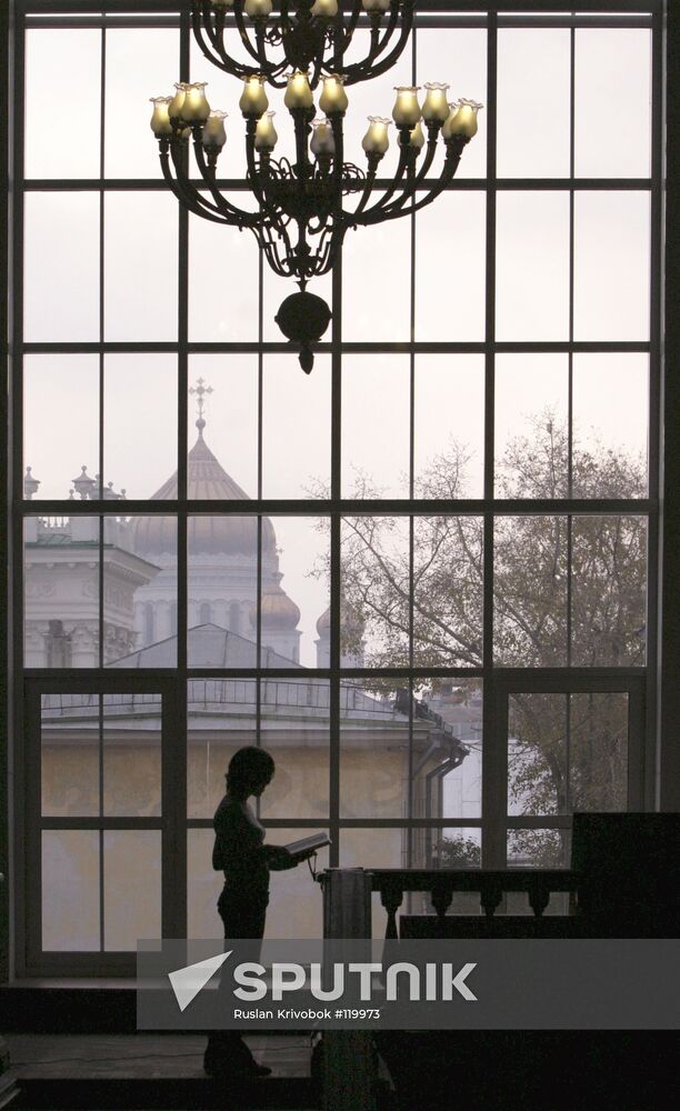 Reading room Russian State library Window