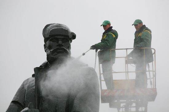 Clean-up days in Russian cities