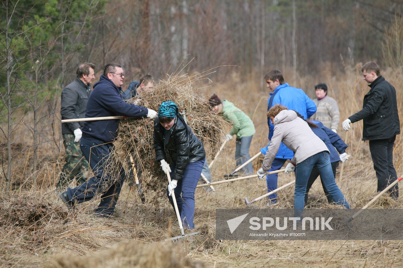Clean-up days in Russian cities