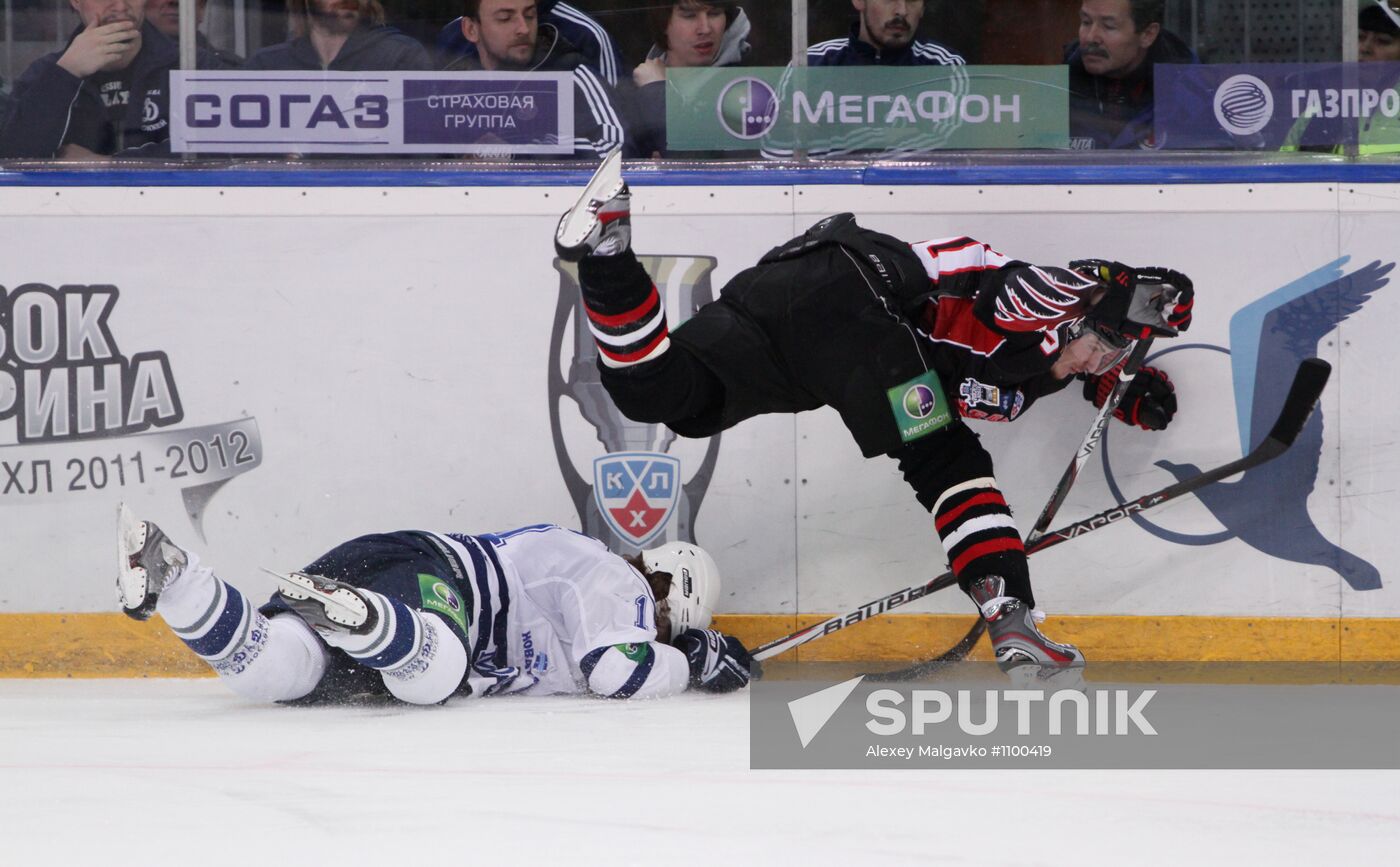 Hockey. KHL. Match Avangard (Omsk region) - Dynamo