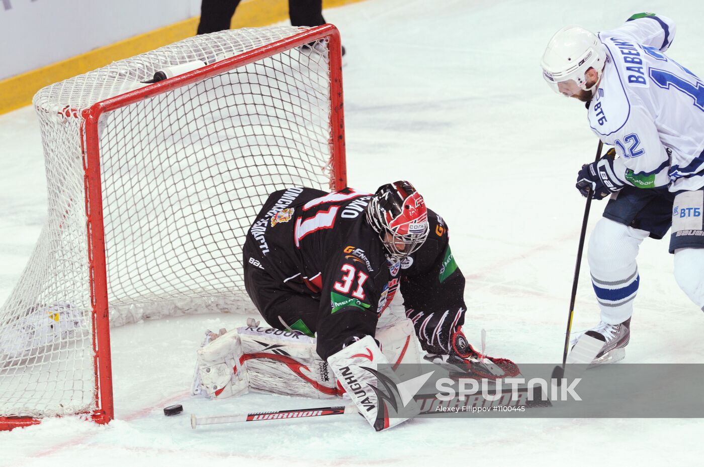 Hockey. KHL. Match Avangard (Omsk region) - Dynamo