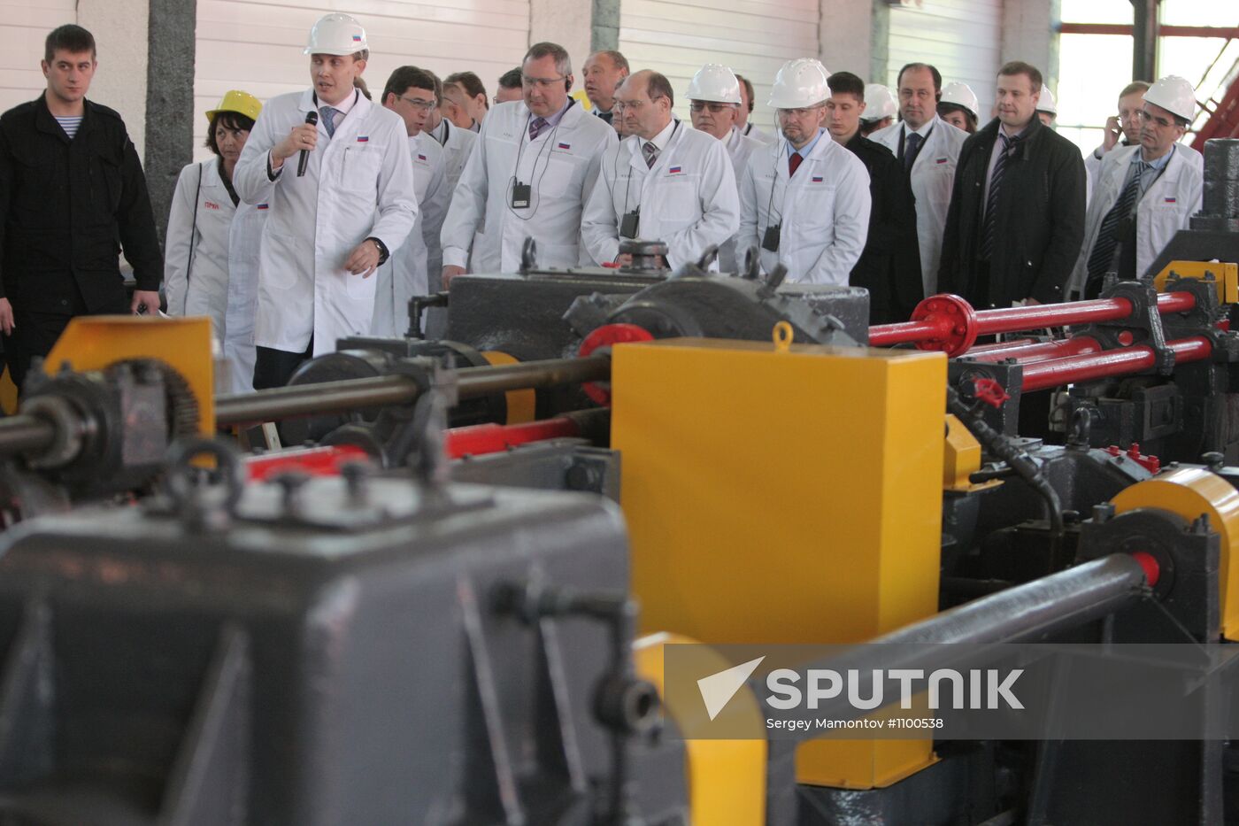 Working visit of Dmitry Rogozin to Sverdlovsk Region