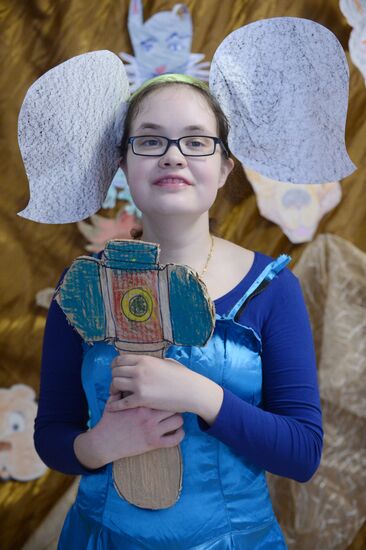 Theatrical play at Center of Curative Pedagogics studio