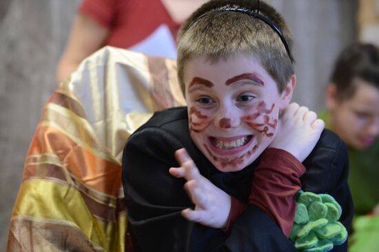 Theatrical play at Center of Curative Pedagogics studio