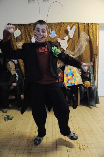 Theatrical play at Center of Curative Pedagogics studio