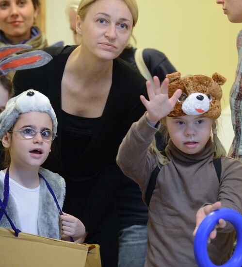 Theatrical play at Center of Curative Pedagogics studio