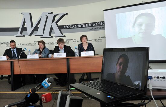 Press conference on case of a road accident in Bryansk