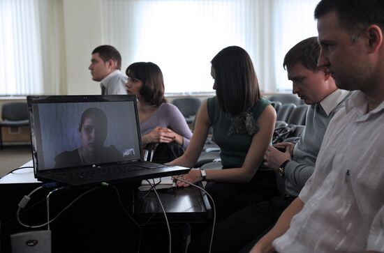 Press conference on case of a road accident in Bryansk