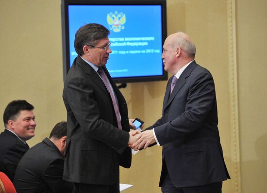 Extended meeting of Russian Economic Development Ministry board