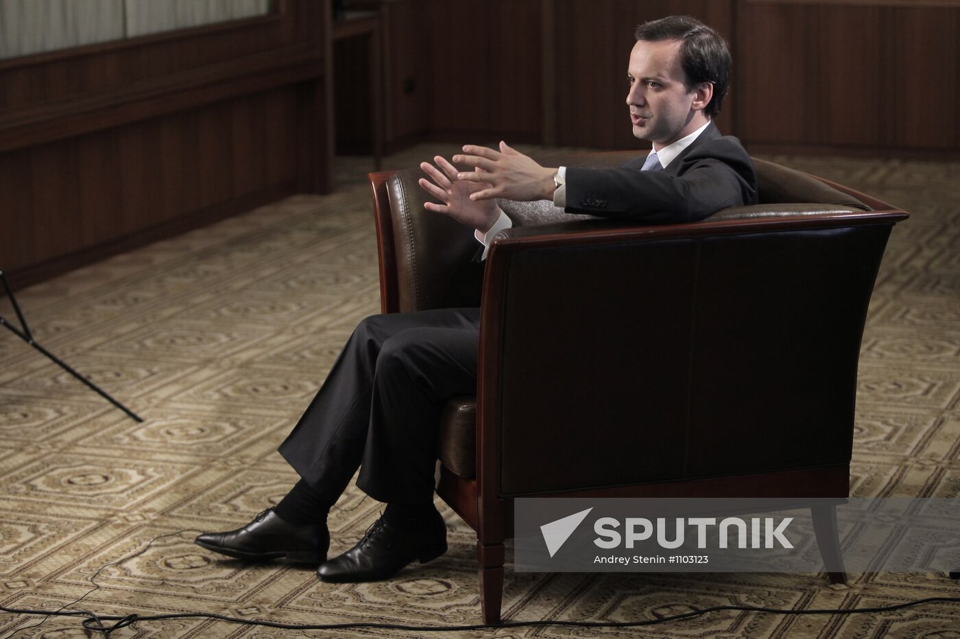 Russian Presidential Aide Arkady Dvorkovich gives interview