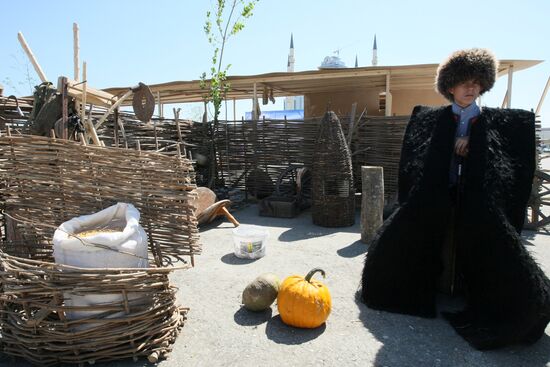 "Traditions Fair" contest in Grozny's main square