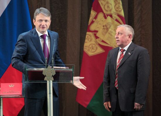 Alexander Tkachev inaugurated governor of Krasnodar territory