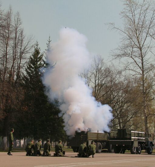 Firing battalion training to celebrate Victory Day