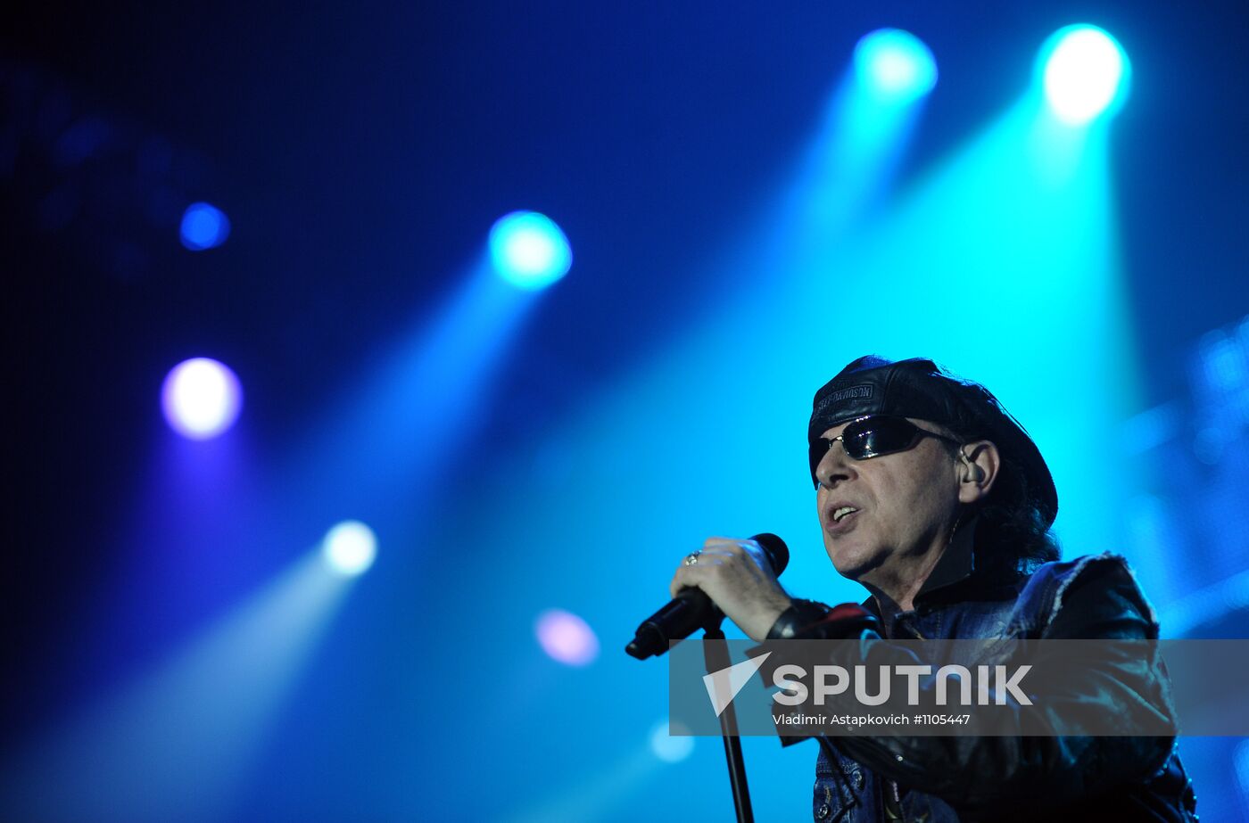 Concert by the Scorpions in Moscow