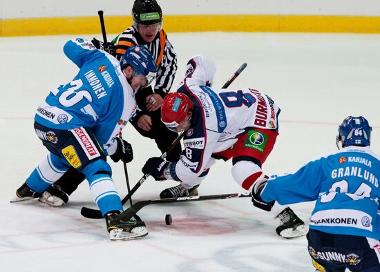 Hockey. Czech game Match Russia – Finland
