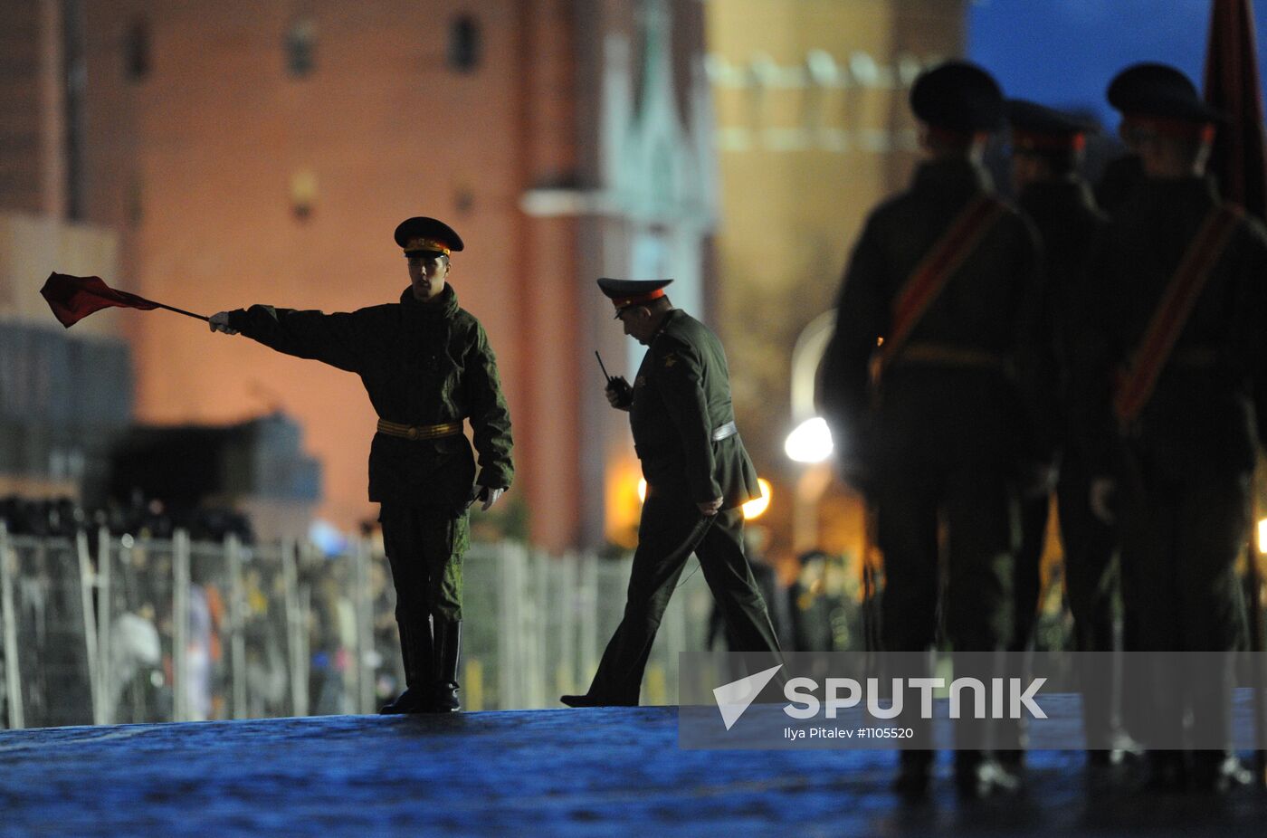 Victory Parade rehearsal on Red Square