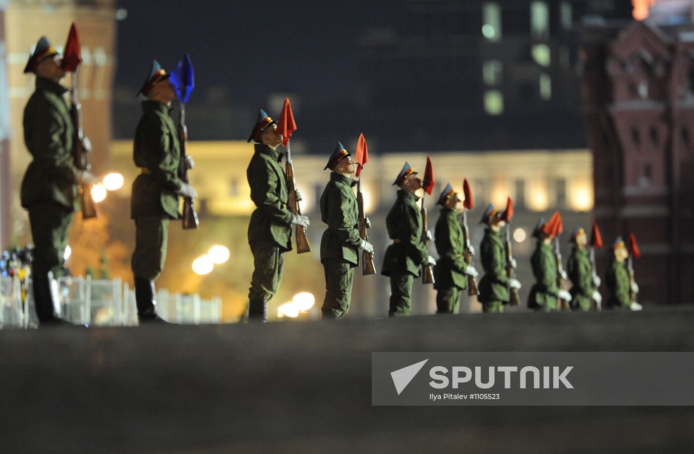 Victory Parade rehearsal on Red Square