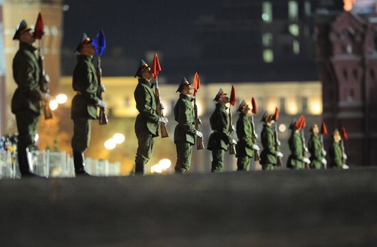 Victory Parade rehearsal on Red Square