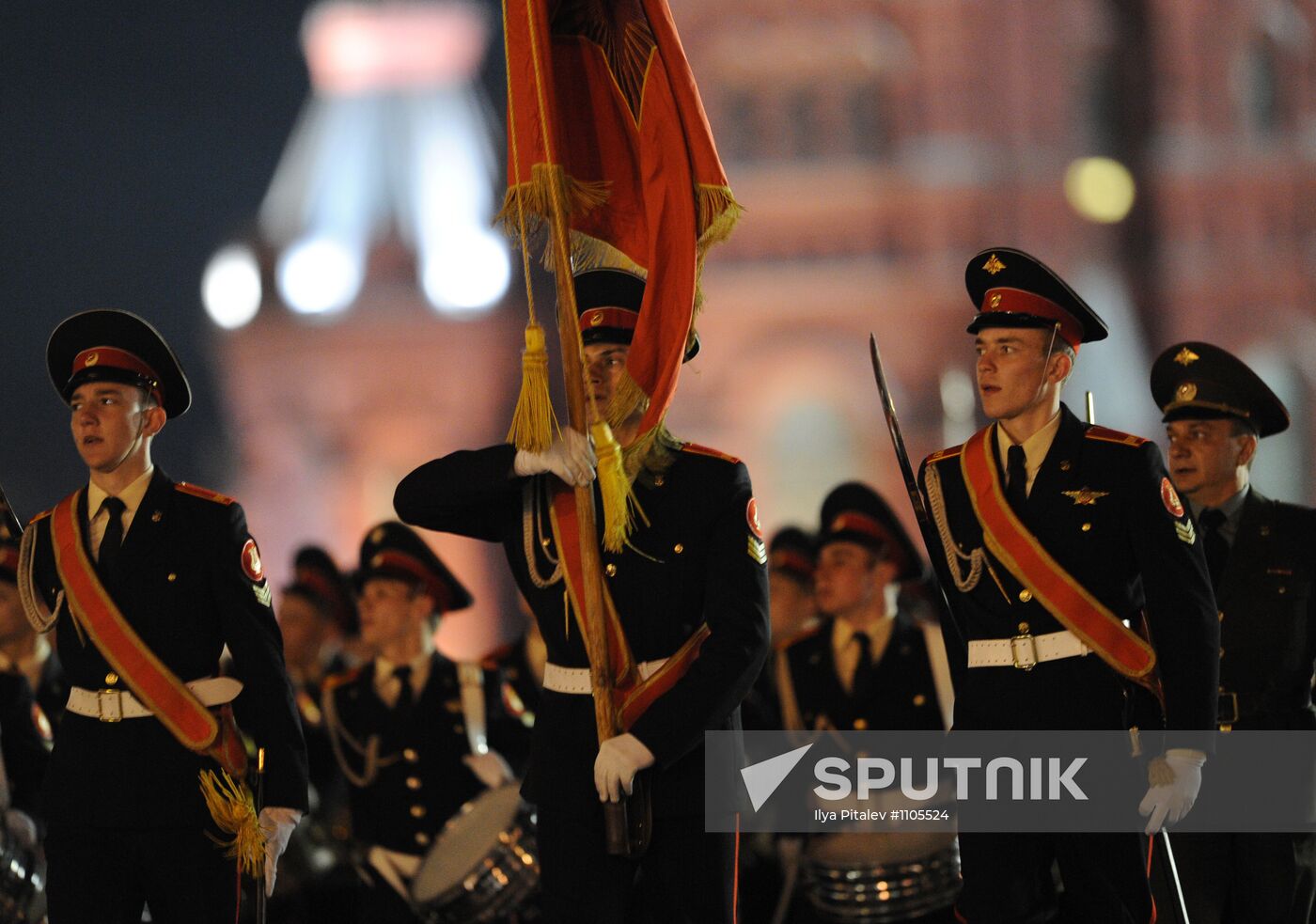 Victory Parade rehearsal on Red Square