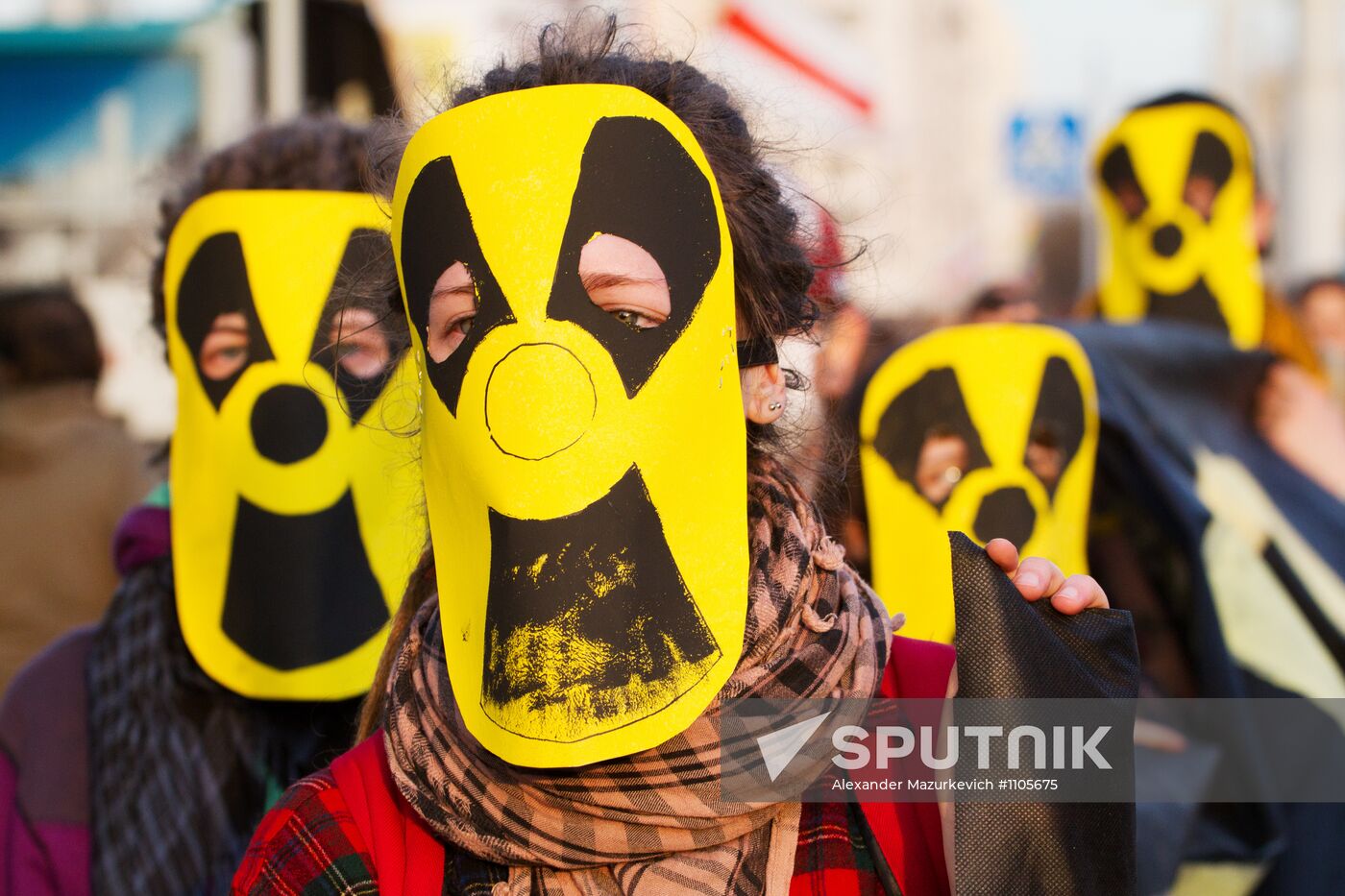 Belarusian opposition holds "Chernobyl Way" procession in Minsk