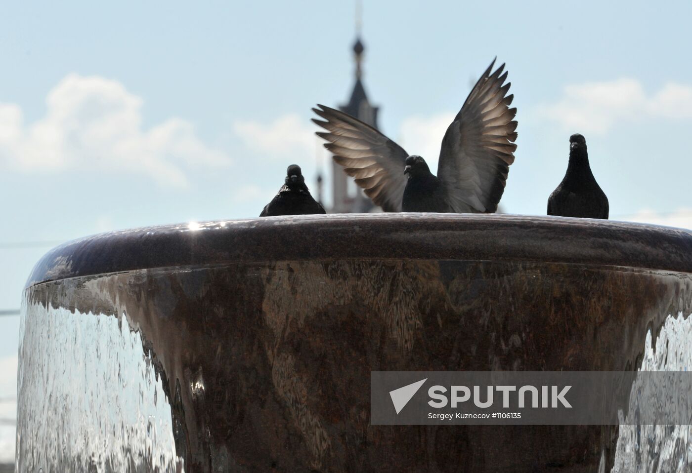 Fountain season opened in Moscow