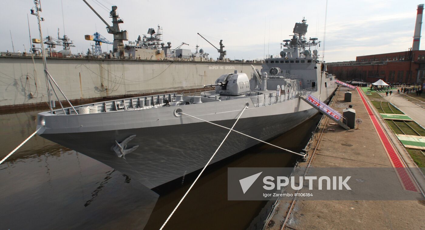 Frigate "Teg" ("Saber") officially commissioned into Indian Navy