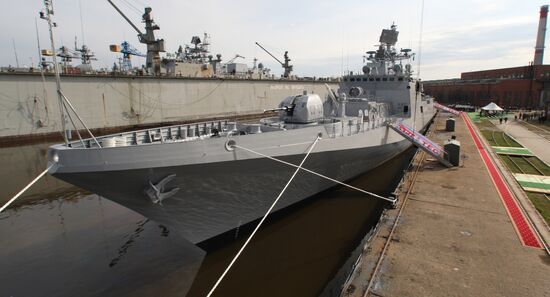 Frigate "Teg" ("Saber") officially commissioned into Indian Navy