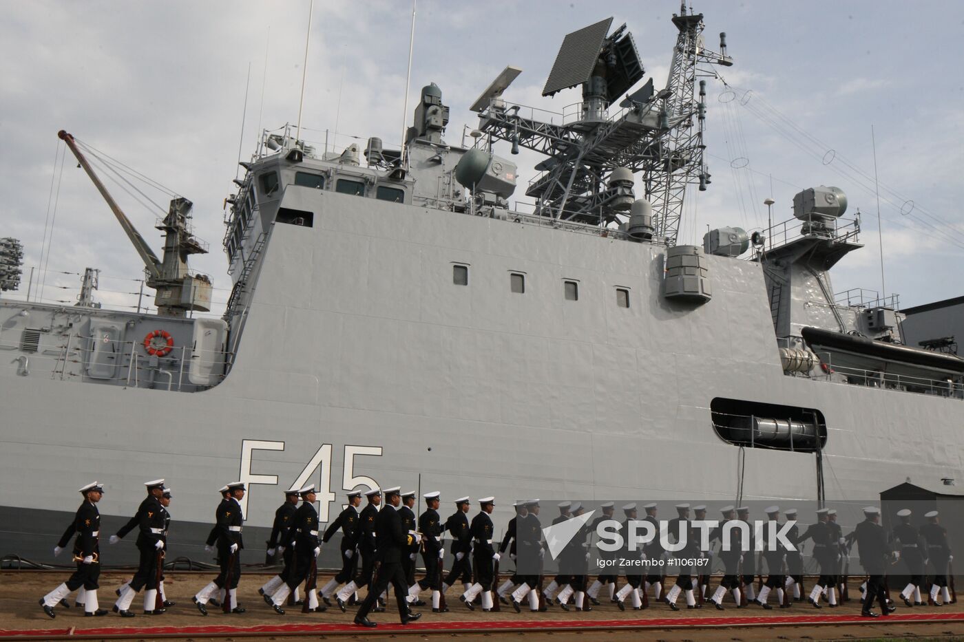 Frigate "Teg" ("Saber") officially commissioned into Indian Navy