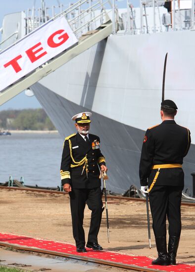 Frigate "Teg" ("Saber") officially commissioned into Indian Navy