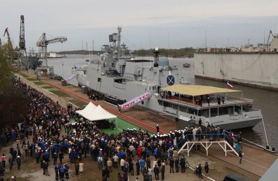 Frigate "Teg" ("Saber") officially commissioned into Indian Navy