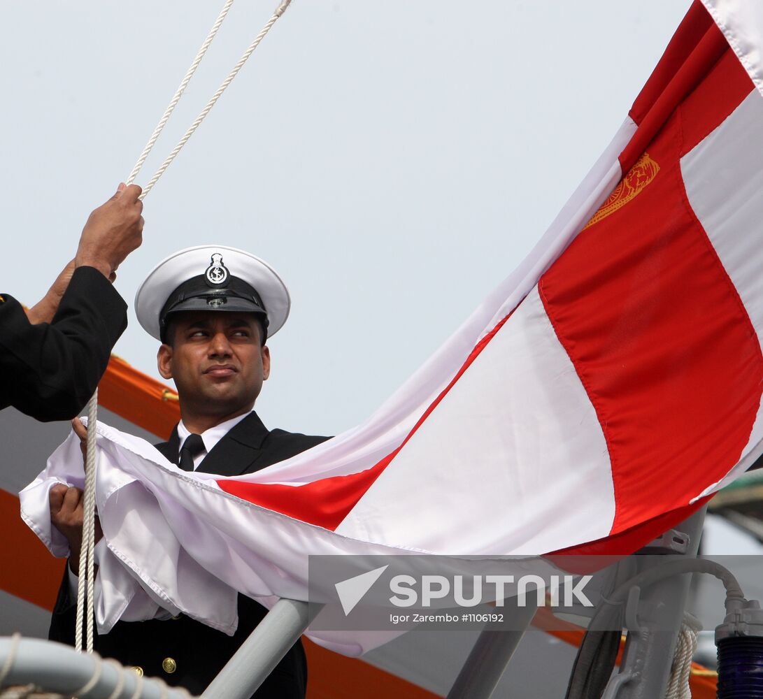 Frigate "Teg" ("Saber") officially commissioned into Indian Navy