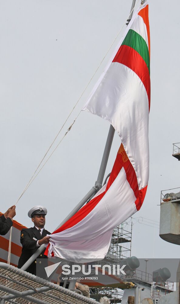 Frigate "Teg" ("Saber") officially commissioned into Indian Navy