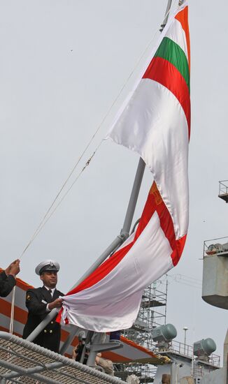 Frigate "Teg" ("Saber") officially commissioned into Indian Navy
