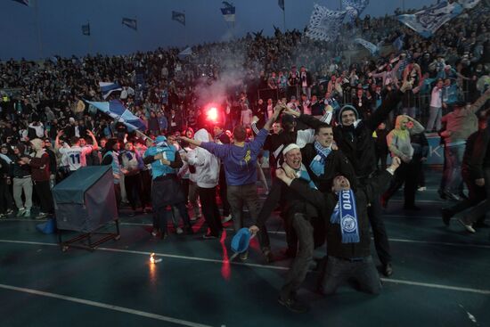 Football PFPL. Match Zenith (St. Petersburg) - Dynamo (Moscow)