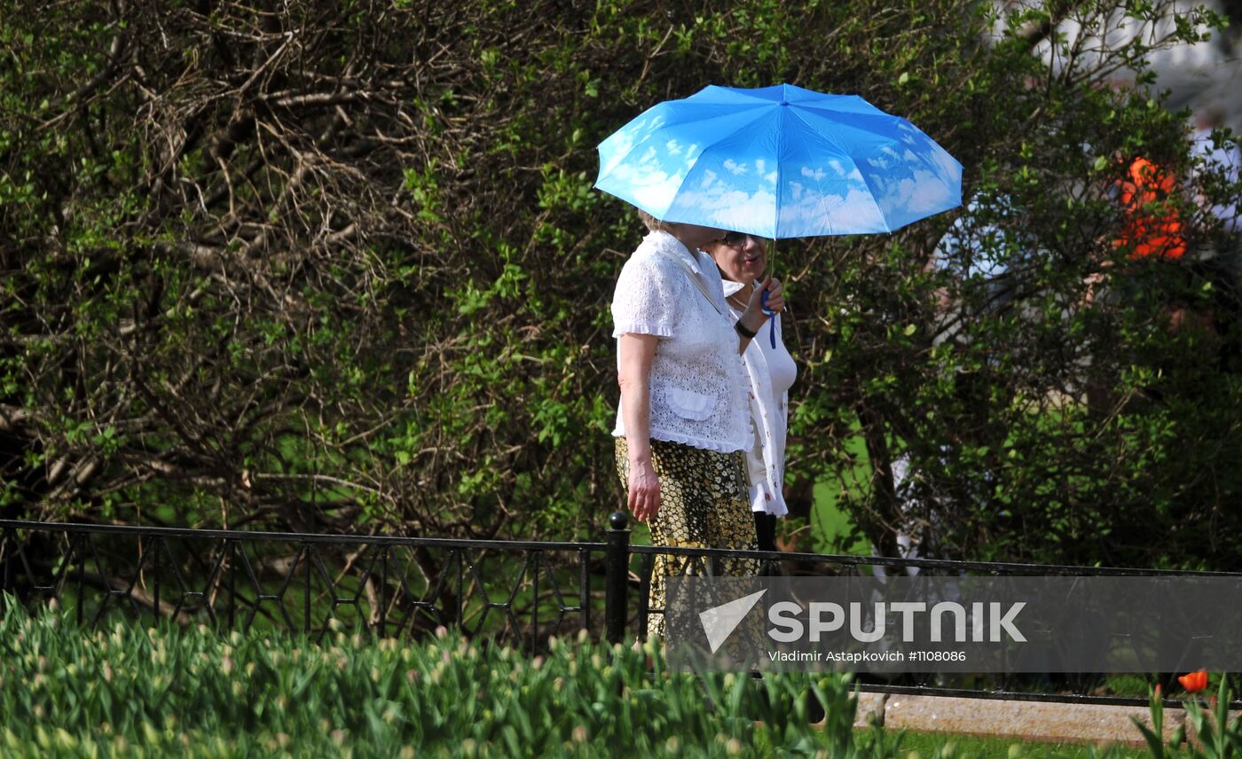 Heat wave hits Moscow